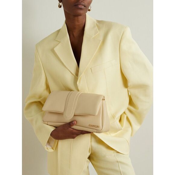 Jacquemus Le Bambimou Padded Leather Shoulder Bag - Ivory $1195 - Picture 6 of 15